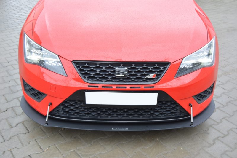 Maxton Design Front Racing Splitter Seat Leon Mk3 Cupra/FR