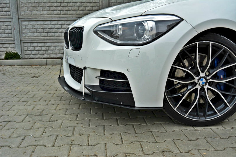 Maxton Design Front Racing Splitter for BMW 1 Series F20/F21 M-Power (Preface 2011-2015)