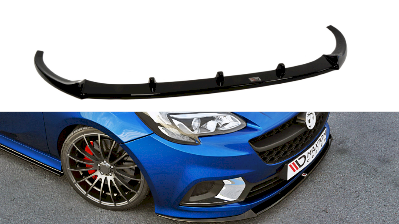 Maxton Design Front Splitter for Vauxhall/Opel Corsa E OPC / VXR Nurburg (2015-2019)
