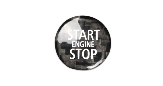 Mini Cooper Carbon Fibre START/STOP Buton