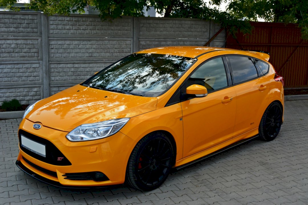 Maxton Design Front Splitter V.2 for Ford Focus MK3 ST250 Pre-Face (2012-2014)