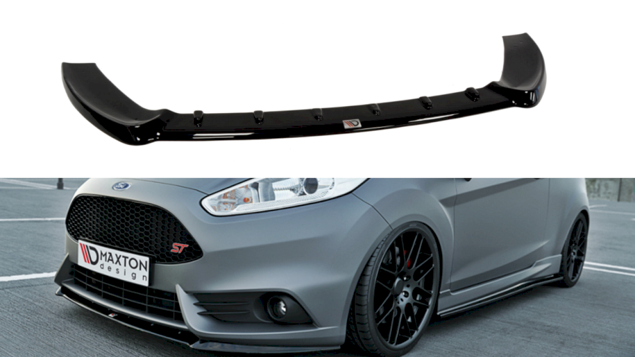 **CLEARANCE** Maxton Design Front Splitter (CUPRA) for Ford Fiesta MK7.5 ST 180 (2013-2017)
