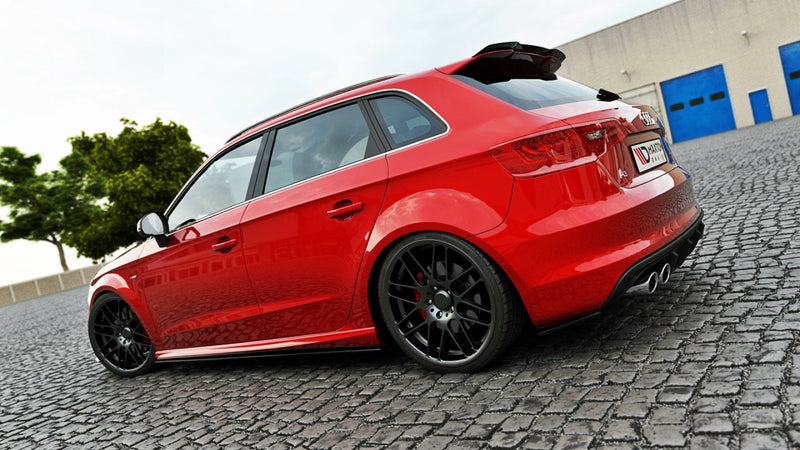 Maxton Design Spoiler Cap for Audi S3 / A3 S-Line 8V / 8V Facelift (Hatchback / Sportback)