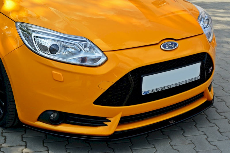 Maxton Design Front Splitter V.2 for Ford Focus MK3 ST250 Pre-Face (2012-2014)