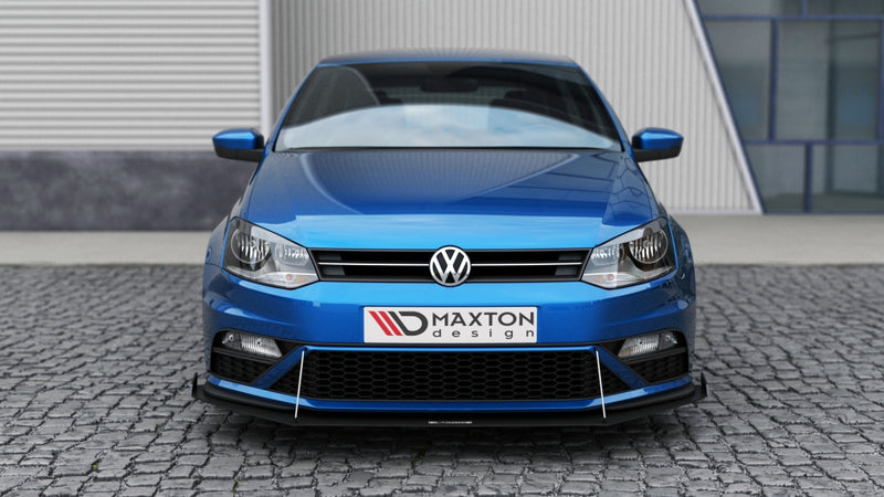 Maxton Design Racing Front Splitter For Volkswagen Polo MK5 GTI (Facelift) (2015-2017)