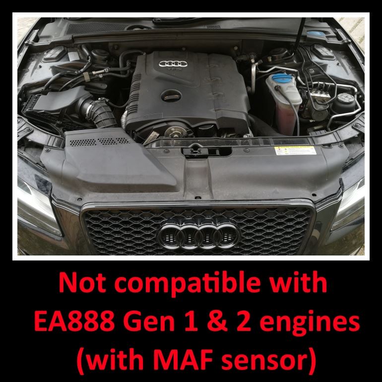MST-AD-A402 - Intake Kit for Audi A4 A5 B8 1.8 2.0 TFSI EA888 (No MAF)