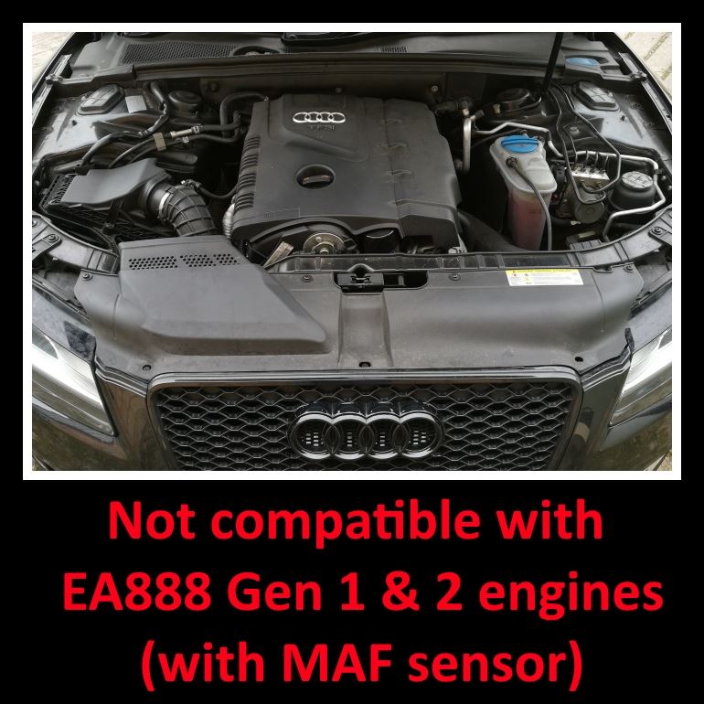 MST-AD-A402 - Intake Kit for Audi A4 A5 B8 1.8 2.0 TFSI EA888 (No MAF)