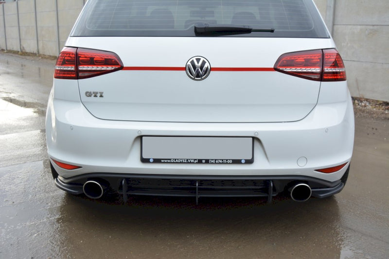 Maxton Design Rear Side Splitters/Spats V.1 For Volkswagen Golf MK7 GTI (2013-2016)