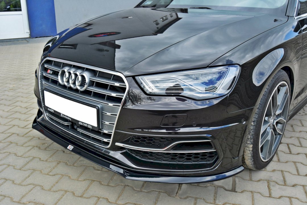 Maxton Design Front Splitter for Audi S3 8V Sportback/Audi A3 8V S-Line Sportback (2013-2016)