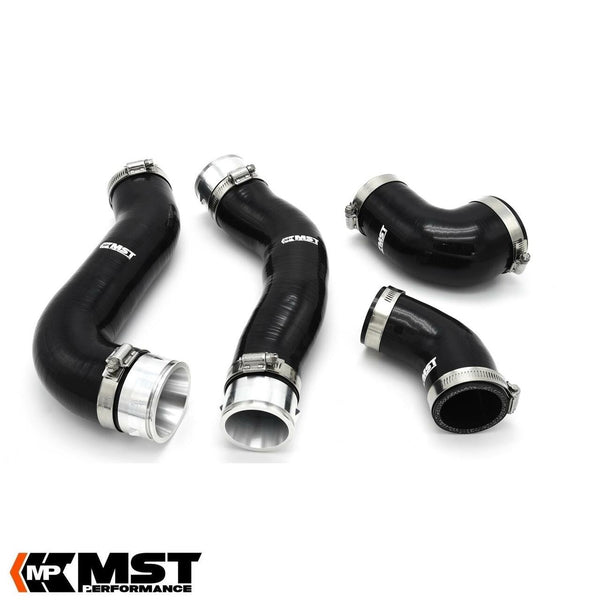 MST Performance Black Silicone Boost Pipe Kit for 1.4 Twincharger EA111 Engine (MK6 Golf)
