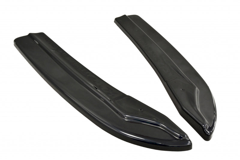 Maxton Design Rear Side Splitters/Spats for Mercedes C-Class W204 AMG-Line (Facelift) / C63 AMG (2011-2014)