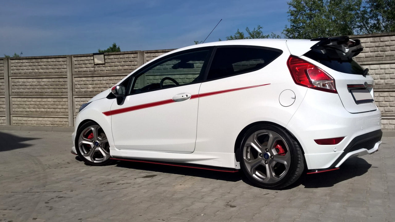 Maxton Design Rear Side Splitters/Spats For Ford Fiesta MK7 ST & ST-Line (2013-2017)