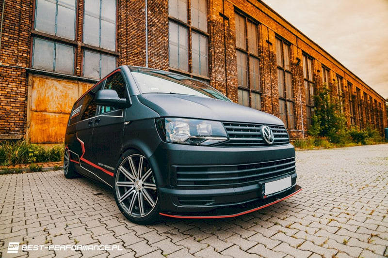 Maxton Design Front Splitter V.1 for  Volkswagen T6 (2015-19)