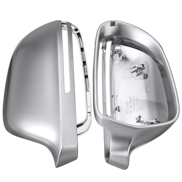 Audi A3 / S3 8P B8 Satin Chrome Mirror Covers (Multiple Models in Description)