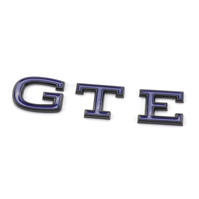 Volkswagen GTE Central Rear Boot Badge (2021+ Version) - Blue and Black