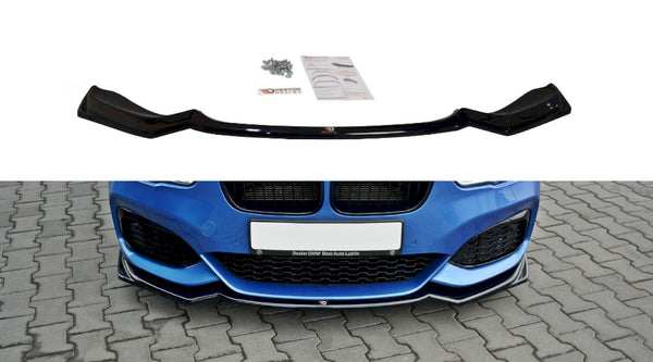 Maxton Design Front Splitter V.2 BMW 1-Series F20/F21 M-Power Facelift (2015+)
