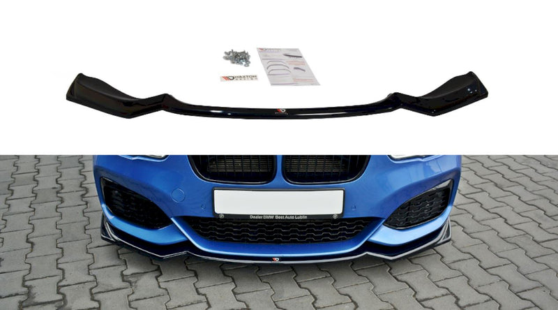 Maxton Design Front Splitter V.2 BMW 1-Series F20/F21 M-Power Facelift (2015+)