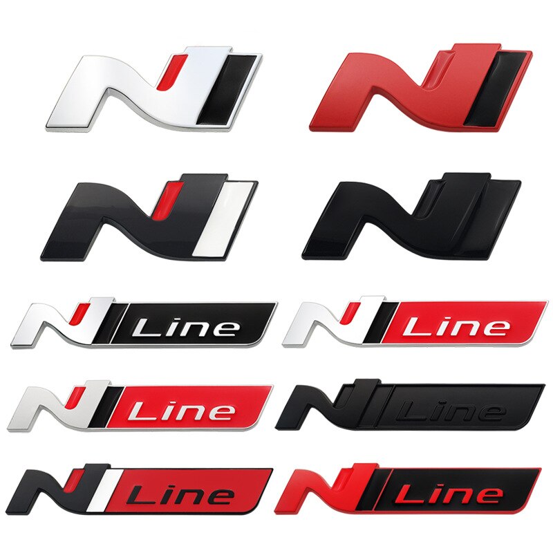 Hyundai 'N' / 'N-Line' Logo Badges (Multiple Models)