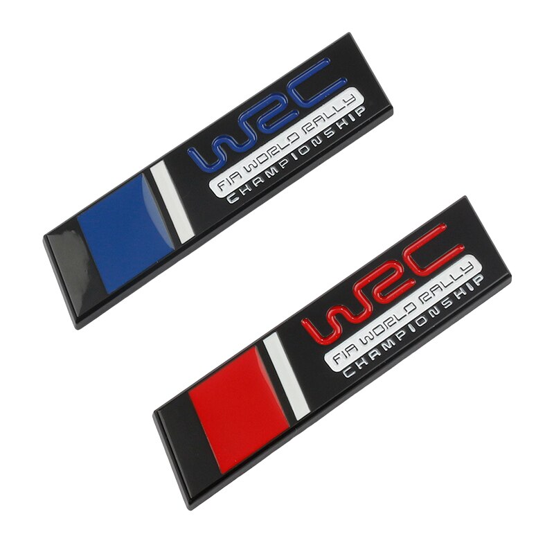 "WRC FIA World Rally Championship" Self Adhesive Metal Badge