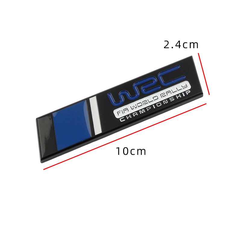 "WRC FIA World Rally Championship" Self Adhesive Metal Badge