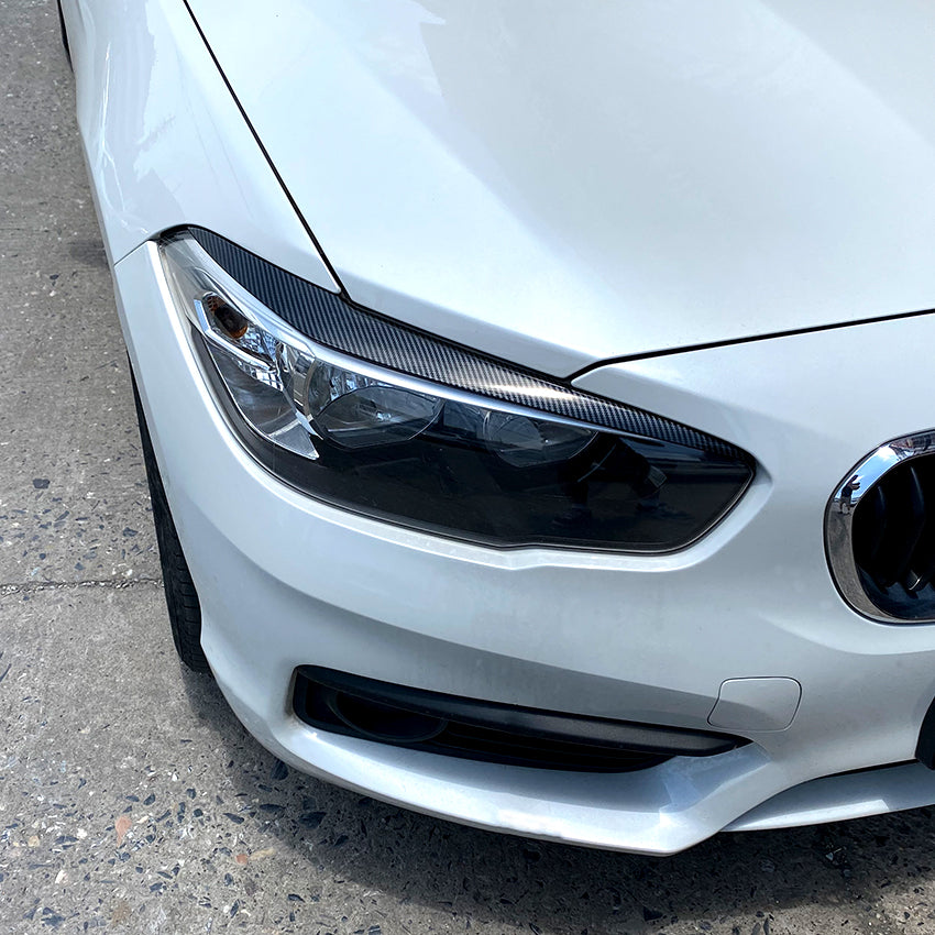 1Pair Front Headlight Eyelids Eyebrow Trim Sticker For 2019-2022