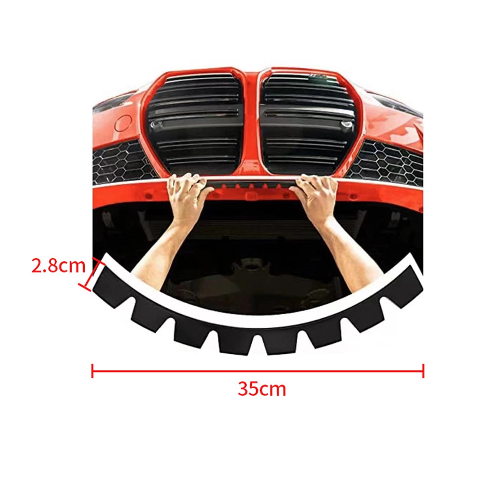 Universal Bumper Splitter Lip Scrape Protector - DA