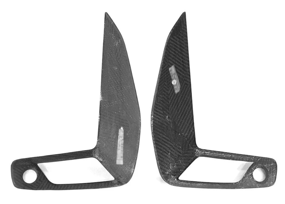 Carbon Fibre Front Bumper Fog Lamp Cover Trims BMW 3 Series G20 LCI