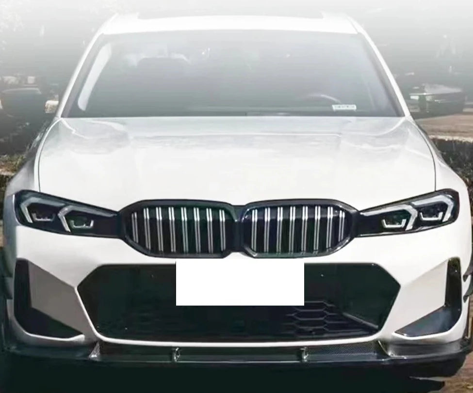 Carbon Fibre Front Bumper Fog Lamp Cover Trims BMW 3 Series G20 LCI