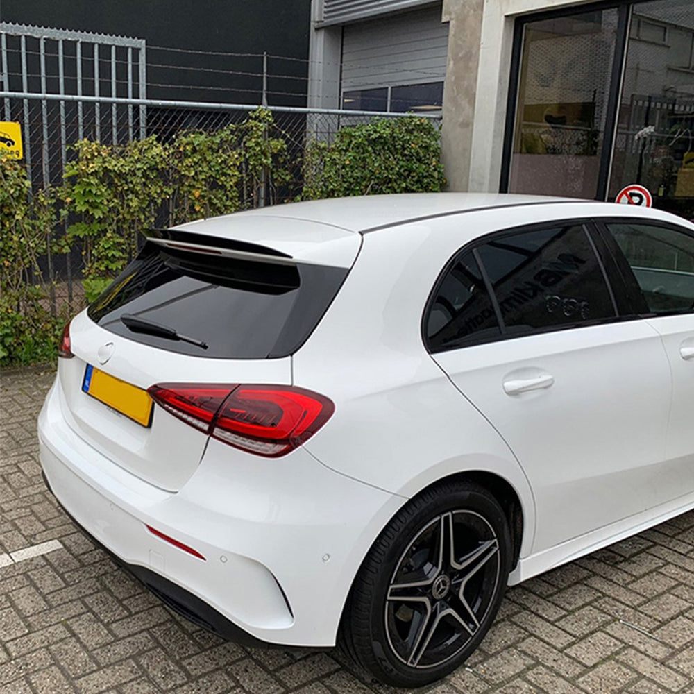 Mercedes A Class W177 Hatchback Rear Roof / Boot Spoiler Lip Extension (2018+ Models)