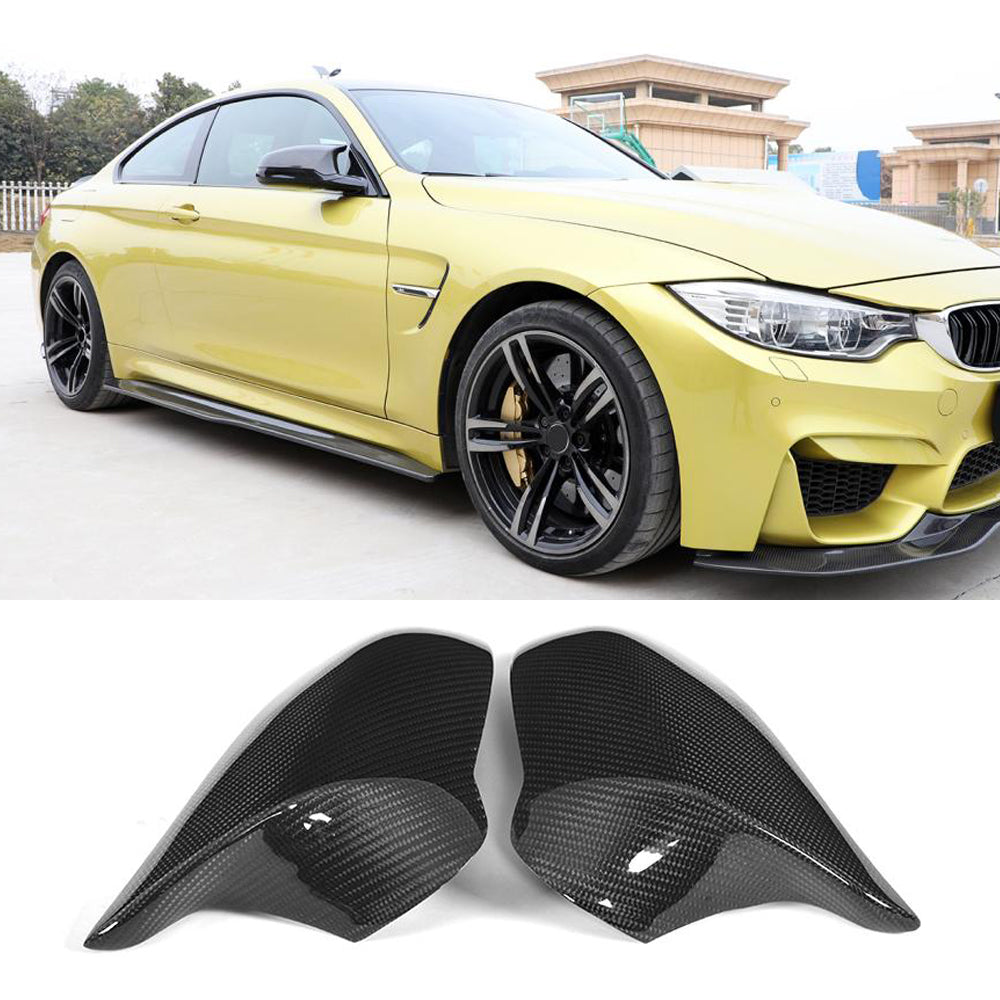 BMW M3 / M4 Dry Carbon Fibre Replacement Mirror Covers (F80, F82, F83 Models)