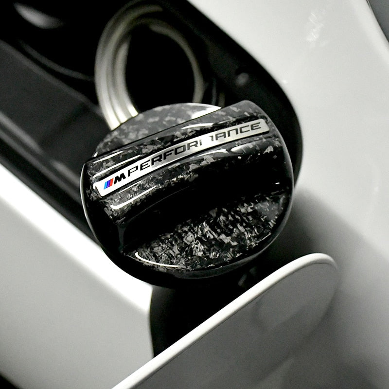 BMW Genuine Carbon Fibre Fuel Tank Cap Cover (Multiple Models)