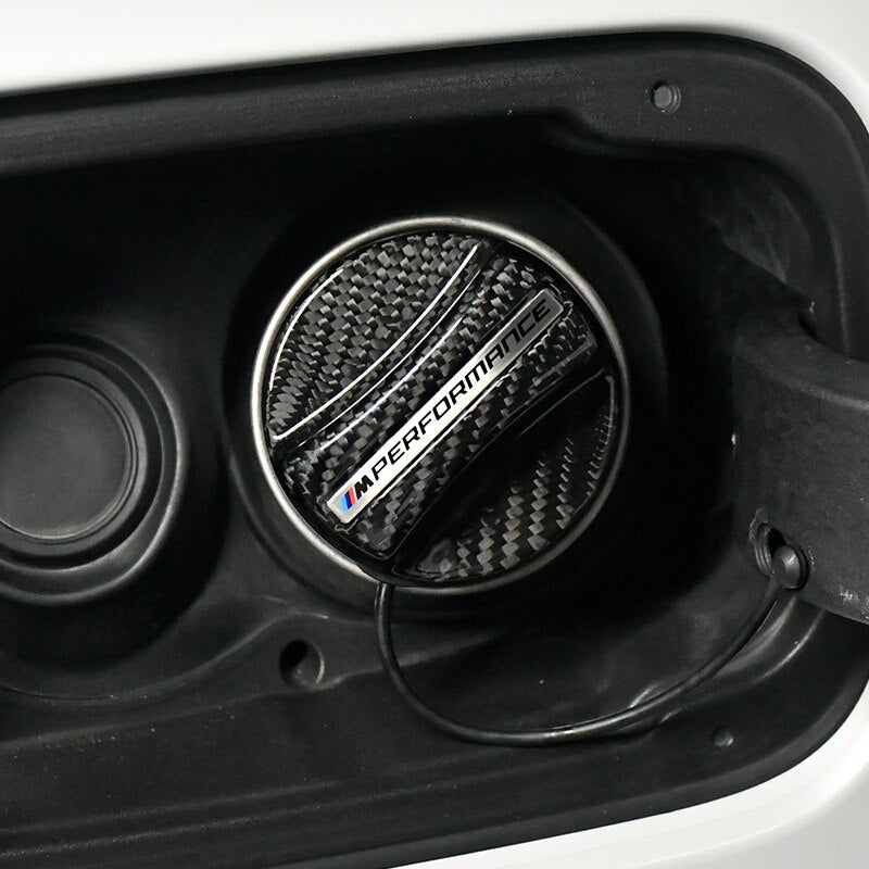 BMW Genuine Carbon Fibre Fuel Tank Cap Cover (Multiple Models)