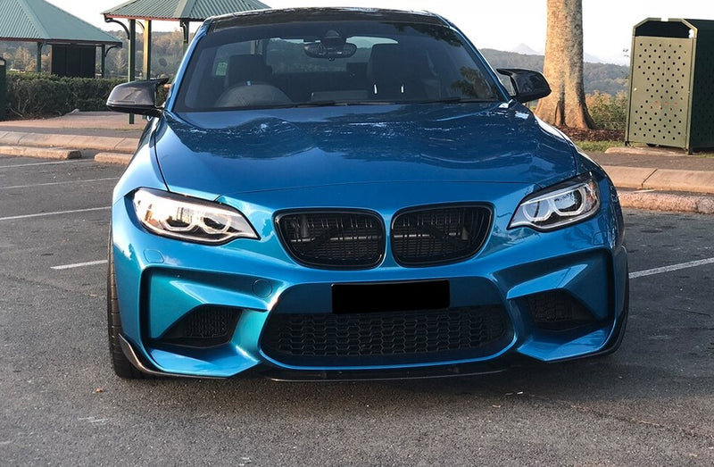 BMW M2 F87 Carbon Fibre Headlight Eyelid / Eyebrows (2016 - 2019 Models)