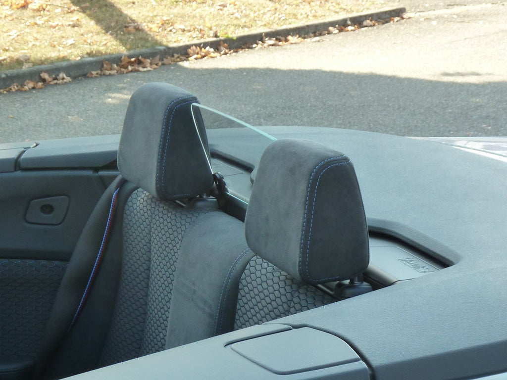 BMW 2 Series Cabriolet F23 UR-Windschott Clear Glass Wind Breaker / Deflector