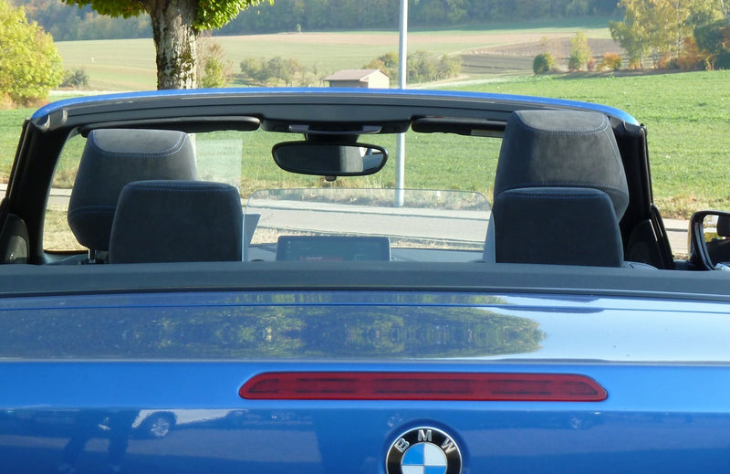 BMW 2 Series Cabriolet F23 UR-Windschott Clear Glass Wind Breaker / Deflector