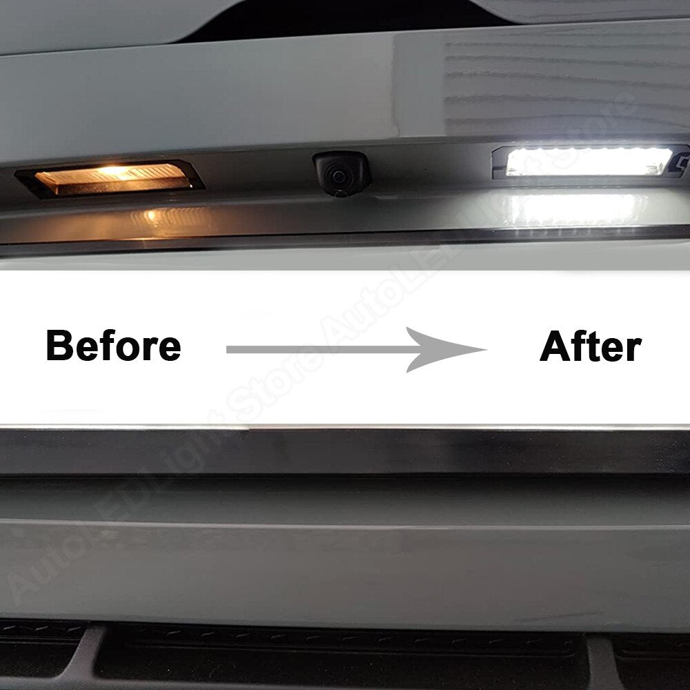 Hyundai i30 / i30N LED Number Plate Units Pair (2016+) (White ~ Error Code Free)