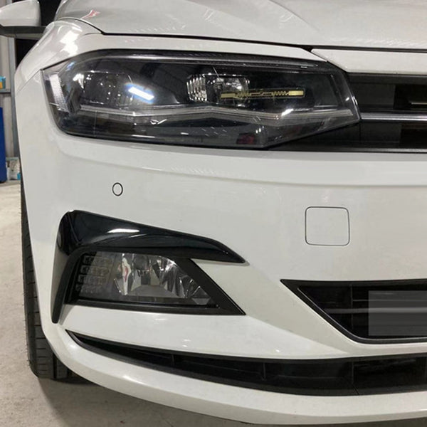 Volkswagen Polo TSI Base Model Front Bumper Canards 2018 - 2021