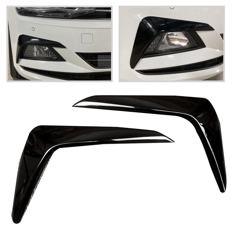 Volkswagen Polo TSI Base Model Front Bumper Canards 2018 - 2021