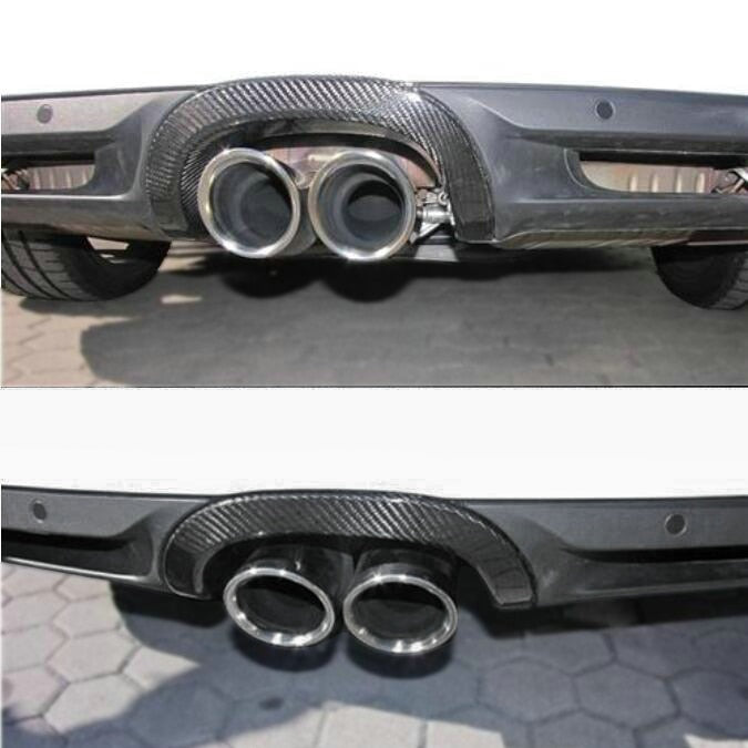 Genuine Carbon Fibre Exhaust Exit Trim For Porsche 981 Boxster / Cayman