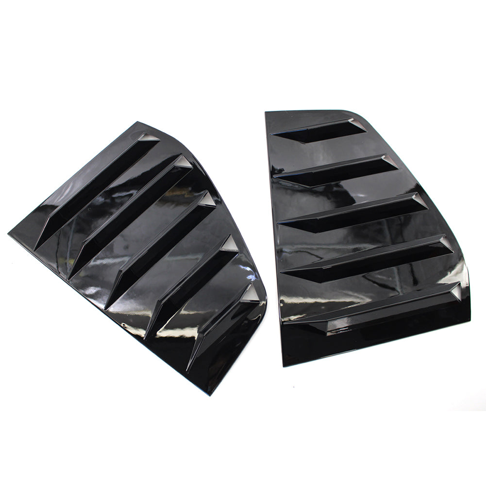 Volkswagen Golf MK6 Rear Side Window Air Vent Style Cover in Gloss Black