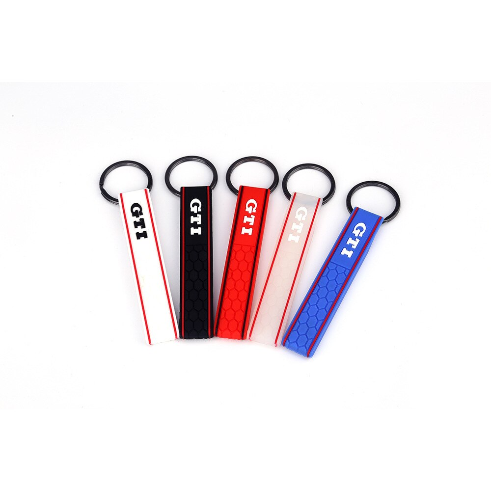 Gti Keychains Volkswagen GTI Silicone Keyring (Multiple Colours)