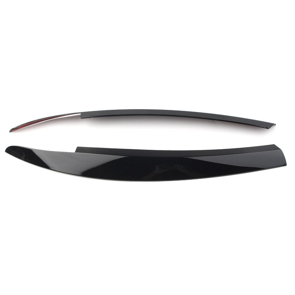 Volkswagen Scirocco MK3 Headlight Eyebrows Gloss Black (2009-2017)
