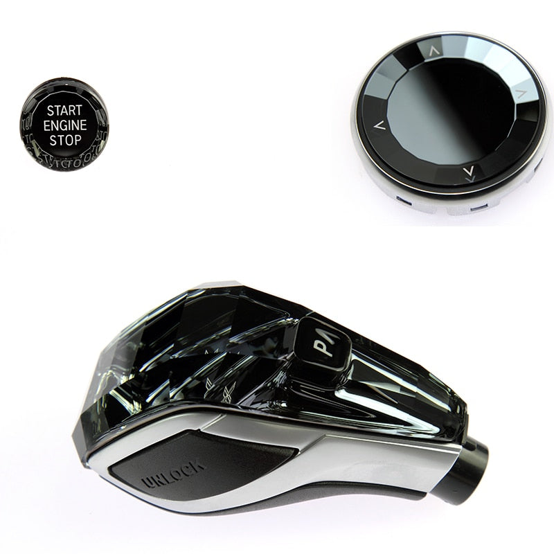 BMW G Chassis Crystal Replacement Gear Selector, START/STOP & Multimedia Selector Kit (See Options) DIVERSION 