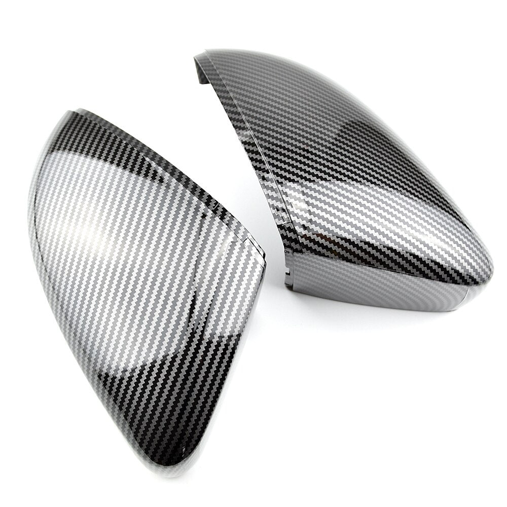 For Volkswagen Polo MK5 6R 6C with indicator ABS side mirror cover replacement cover shell trim carbon fiber