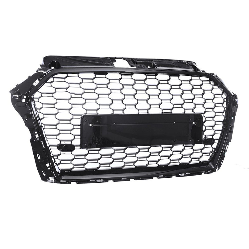 Audi A3 / S3 / RS3 Honeycomb Gloss Black Front Grille ( 8V 