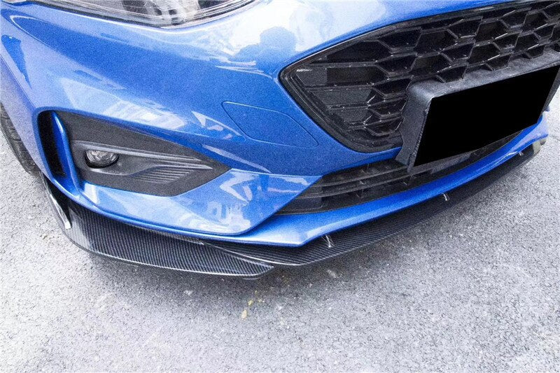238 - Ford Focus MK4 front splitter 3 piece (2019) - Diversion Stores Car Parts And Modificaions