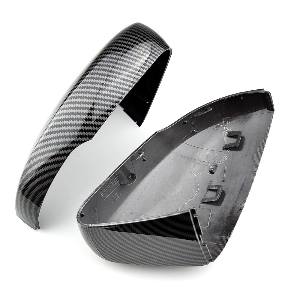 For Volkswagen Polo MK5 6R 6C with indicator ABS side mirror cover replacement cover shell trim carbon fiber