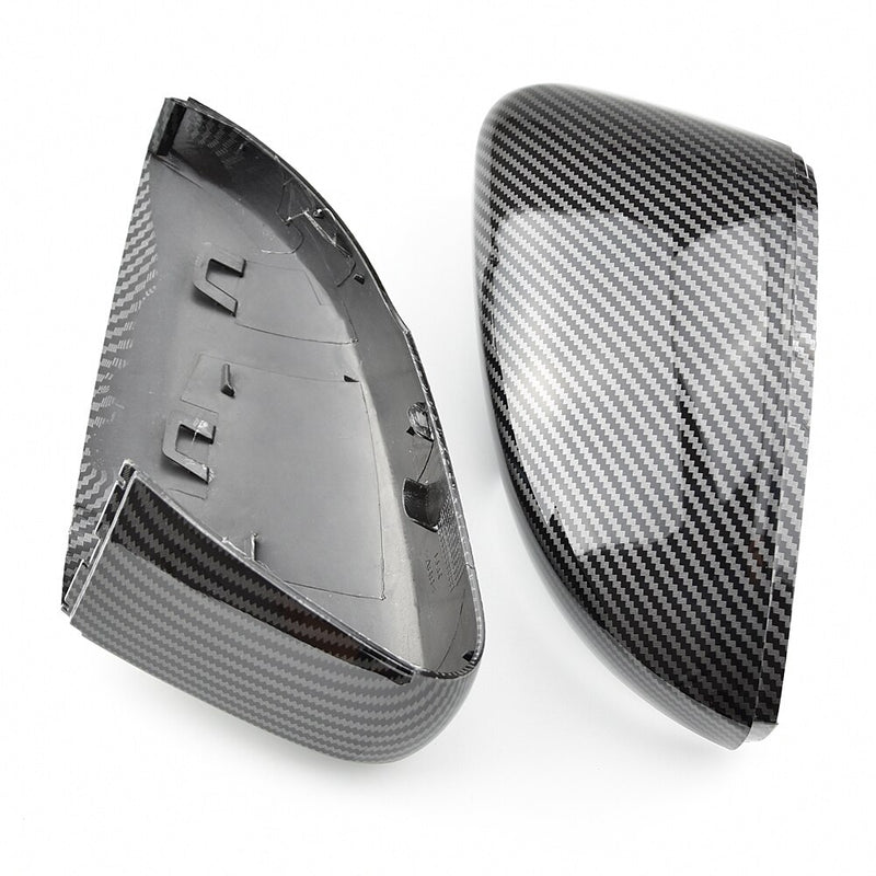 For Volkswagen Polo MK5 6R 6C with indicator ABS side mirror cover replacement cover shell trim carbon fiber