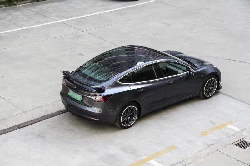 Auto Led breathing Tail Wing Rear Spoiler Trunk Wings Car ABS Tail Wing Decoration Car-Styling for Tesla Model 3 2017 - 2019 (Wing Including Brake Light) - Diversion Stores Car Parts And Modificaions