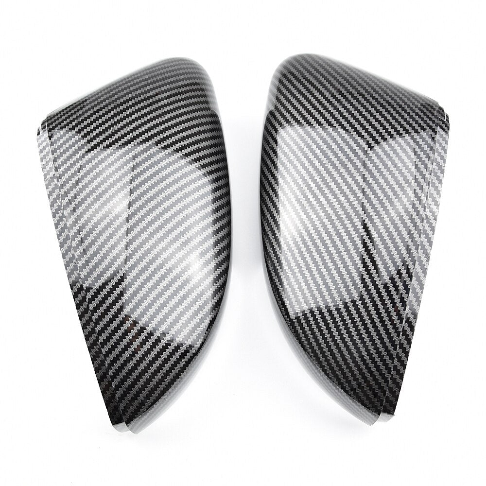 For Volkswagen Polo MK5 6R 6C with indicator ABS side mirror cover replacement cover shell trim carbon fiber